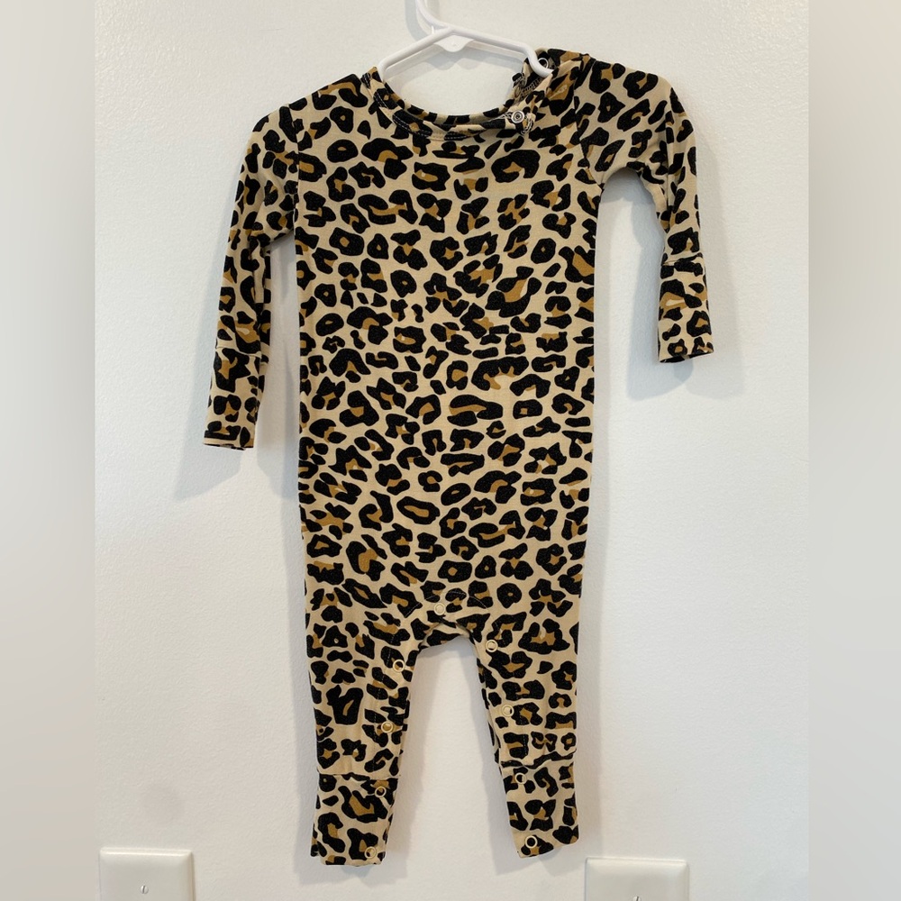 Long Sleeved Cheetah Print Posh Peanut 6-9